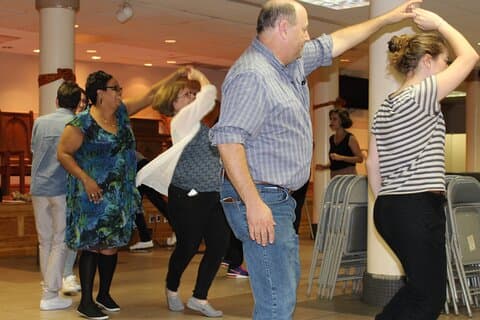Harlem Swing Dance Historia Stroll och dans Klass