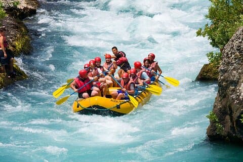 Family Rafting Trip at Köprülü Canyon Incl. Lunch from Side