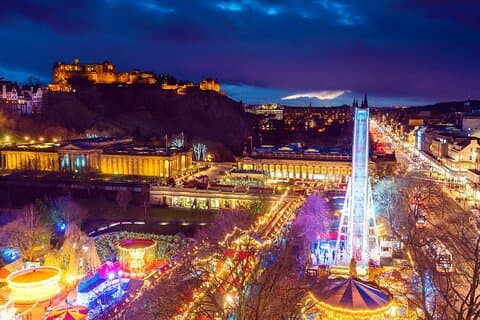 6 dages privat tur til jul i Skotland og Edinburgh