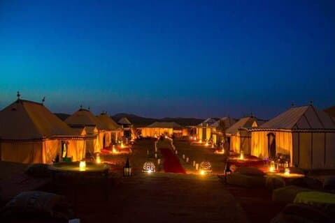 Desert Camp Stay 1 Night Package (Jeep+Camel+Hi-tea+Cultural Event+Dinner+B'Fast