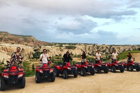 Excursion au coucher du soleil en VTT en Cappadoce