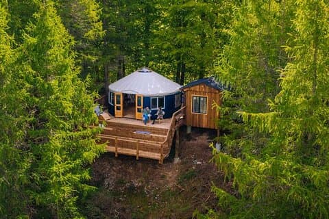 Private Glamping at Forest Tower with transportation from CPH