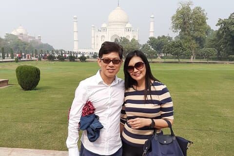Evite as filas: excursão ao Taj Mahal e Agra saindo de Jaipur (tudo incluído)
