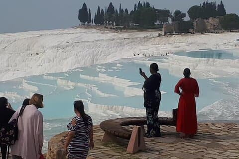 Privat Pamukkale och Hierapolis dagstur från Kusadasi