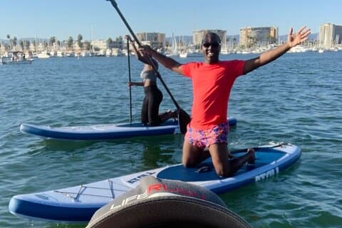 Excursion en paddle à Marina del Rey