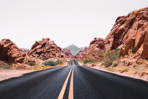 Tour guidato privato del Valley of Fire State Park da Las Vegas