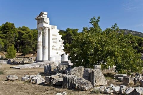 Mycenae Nafplio Epidaurus inklusive lunch i en restaurang vid vattnet