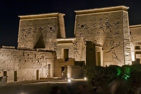 Philae Temple Sound- und Lichtshow mit privaten Transfers in Assuan