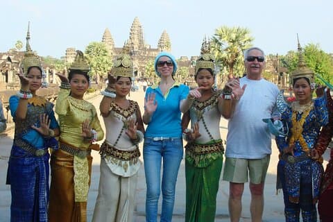 Tour privado de 6 días por Camboya a Angkor Wat en Siem Reap y Phnom Penh