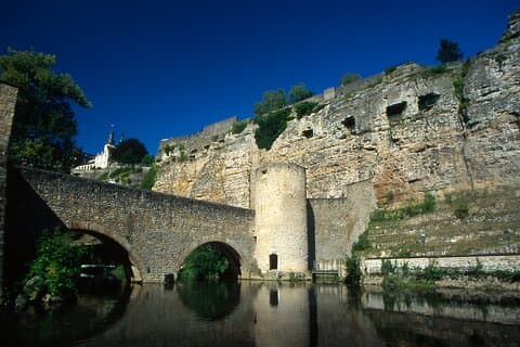 City Train in the old town of Luxembourg