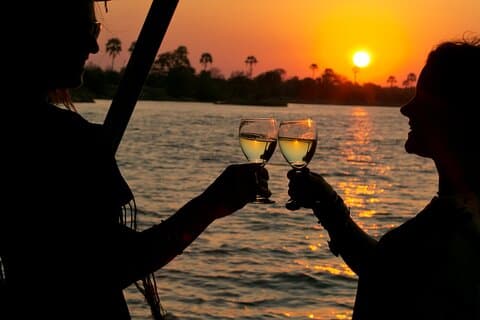 Dinner Cruise op de Zambezi-rivier, Victoria Falls