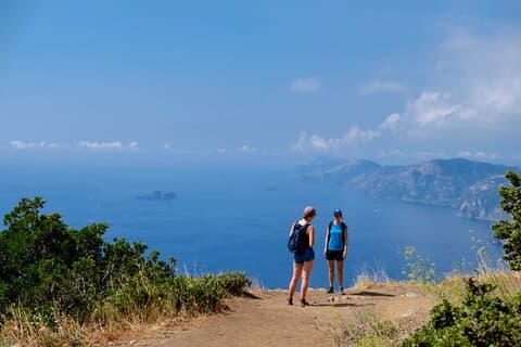 Randonnée d'une demi-journée sur le chemin des dieux au départ de Sorrente