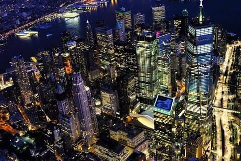 New York City Helicopter Tour at Night from New Jersey