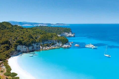 Cruzeiro Paxos Antipaxos Blue Caves saindo de Corfu