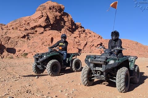 ATV Tour och Dune Buggy Chase Dakar Combo Adventure från Las Vegas