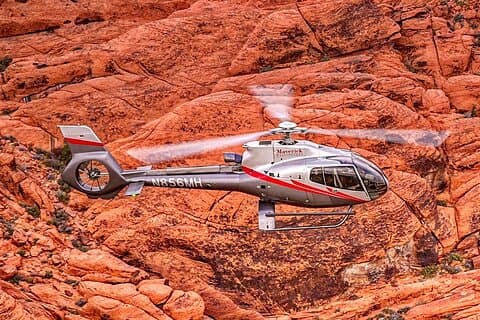 Red Rock Canyon Helikoptertur med Landing og Champagne Toast