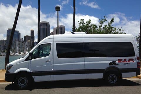 Arrival Transfer: Airport Shuttle Honolulu and Waikiki or Cruise Terminal