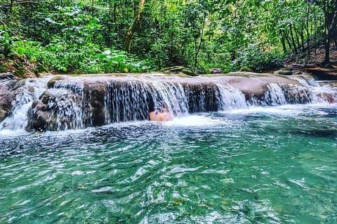 Dunn's River Falls & Luminous Lagoon Rondleiding met toegang vanuit Falmouth