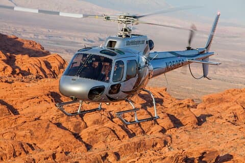 Valley of Fire Helikoptertur och landning med champagnetoast