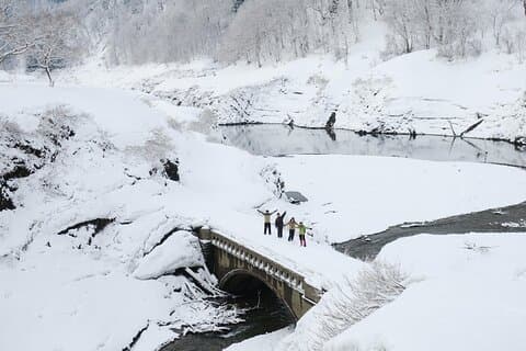 Kinshu Lake Private Snow Trekking Activity