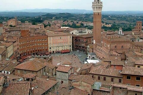 Toscana från Rom- Siena och San Gimignano privat dagstur
