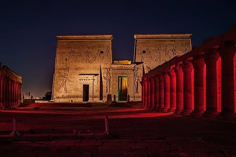 Show de Som e Luz no Templo de Philae