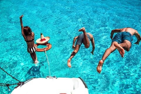 Katamaransegling till Islas Mujeres med Luxury Beach Club