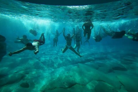 Explore Lindos a bordo do submarino Hippo
