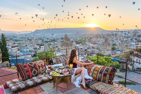 3 dagen 2 nachten Cappadocië Pakkettour vanuit Istanbul per vliegtuig