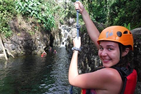 El Yunque Waterslides & Rope Swing Tour with Optional Beach Stop