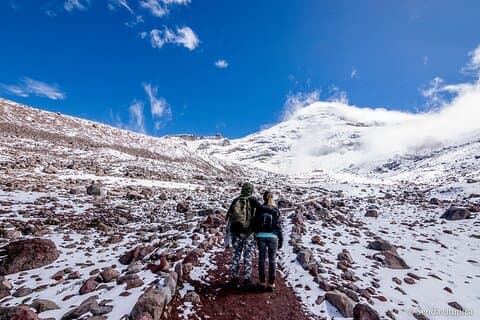 Ganztägiges Wandererlebnis des Chimborazo-Vulkans mit Mittagessen