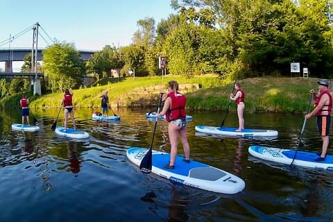 SUP BASIC COURSE Marbach am Neckar - Stand Up Paddling Paddling Adventure Jones Tours