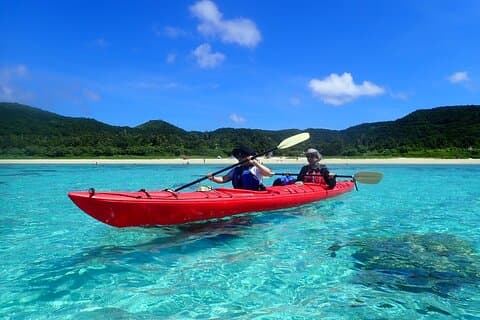 1day kayak tour in Kerama Islands and Zamami Island