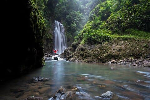 Cascades 3 en 1 de la forêt de nuages de Monteverde, randonnée sauvage et équitation