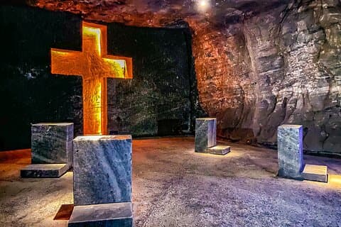 Fra hotellet Gastronomisk Zipaquira og salt katedral (gruppe tur)