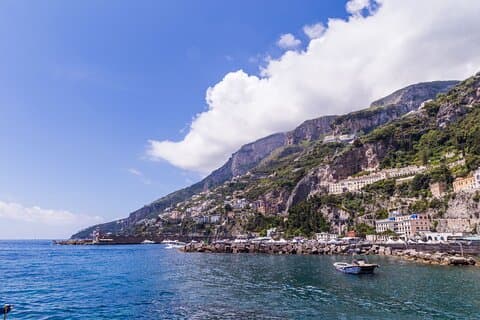 Amalfi, Positano og Ravello: Båttur fra Napoli