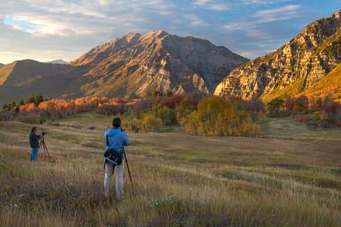 Privéfotoworkshop en bezienswaardigheden in Wasatch Mountains