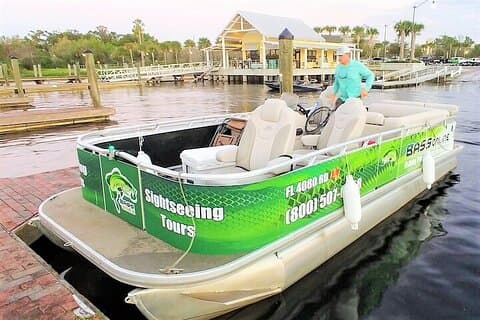Alquiler de pontón privado de pesca en el lago Tohopekaliga en FL