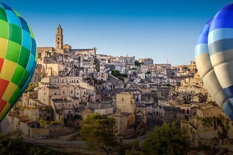 Exclusive Private Hot Air Balloon Flight in Matera with Breakfast