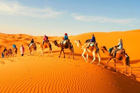 Excursion de 3 jours dans le désert de Marrakech à Fès via Merzouga & Kasbahs