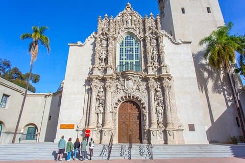 Visite en petit groupe des points forts du parc Balboa de San Diego avec café
