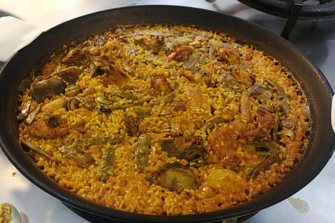 Virtueller valencianischer Paella-Kochkurs