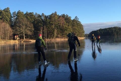 Stockholm Nordic Schaatsen met Kampvuur Lunch – Beginners