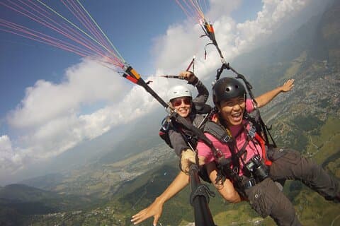 Aventura en parapente de 4 horas desde Bogotá