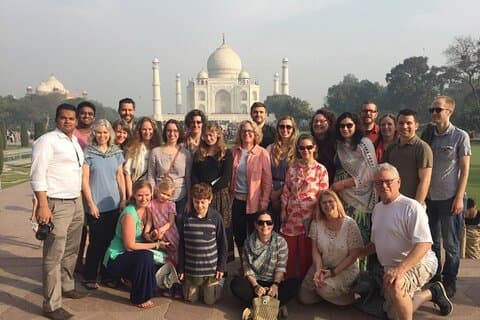 Taj Mahal dagstur med bil fra Delhi