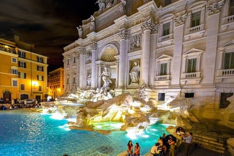 Trésors du crépuscule : visite privée avec chauffeur de Rome