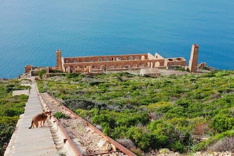 Privat dagstur til minerne ved Iglesiente-havet