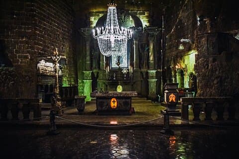 Wieliczka Salt Mine guidad tur med hämtning