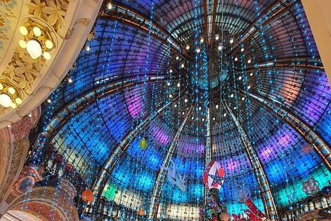Tour à pied dans Paris : Plats et décorations de Noël
