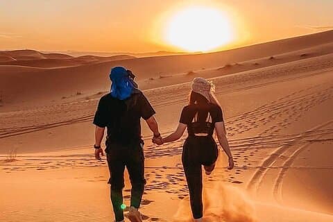 Excursão PRIVADA de 3 dias ao deserto do Saara saindo de Marrakech com acampamento de luxo
